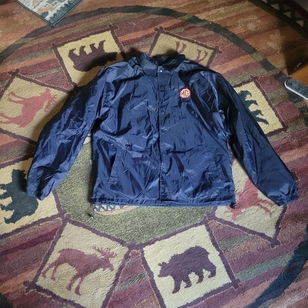 Mens  large rawlings windbreaker jacket with mg symbol